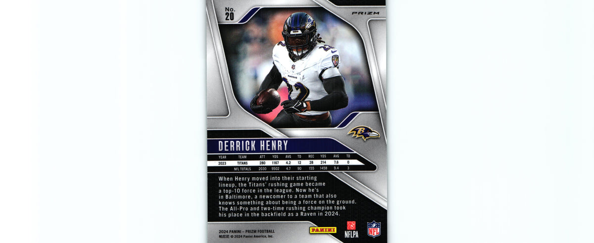 Derrick Henry 2024 GREEN Prizm #20