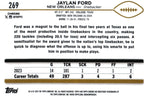 Jaylan Ford 2024 X-FRACTOR Topps #269 RC