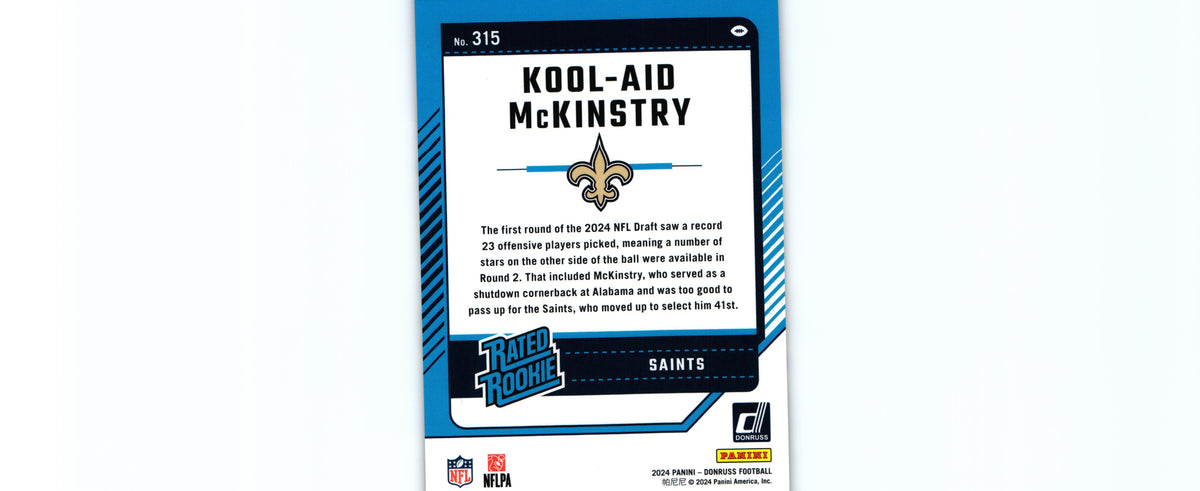 Kool-Aid McKinstry 2024 PRESS PROOF PURPLE Donruss #315