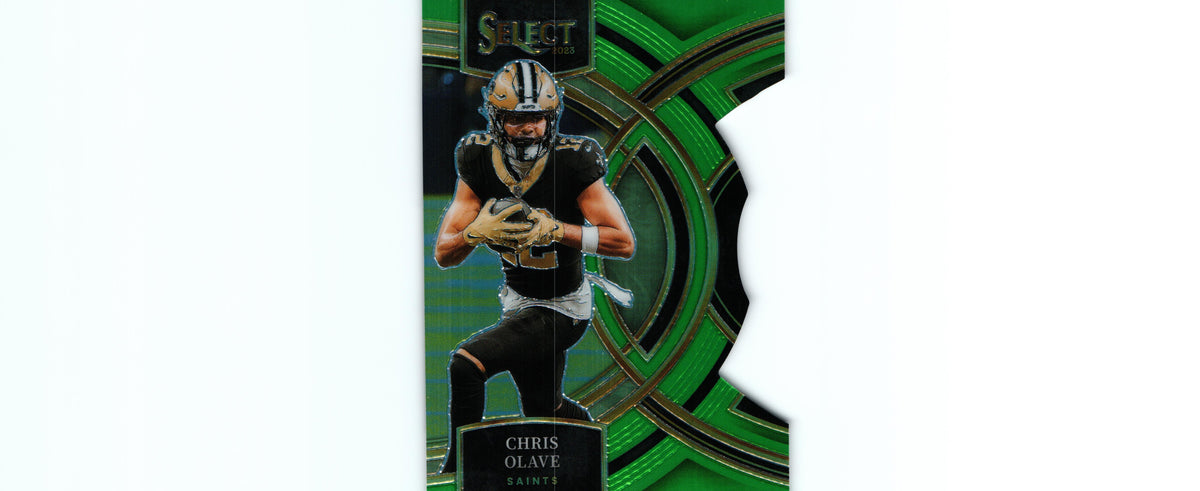 Chris Olave 2023 NEON GREEN DIE CUT Select #164 /499