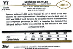 Spencer Rattler 2024 REFRACTOR Topps #213 RC