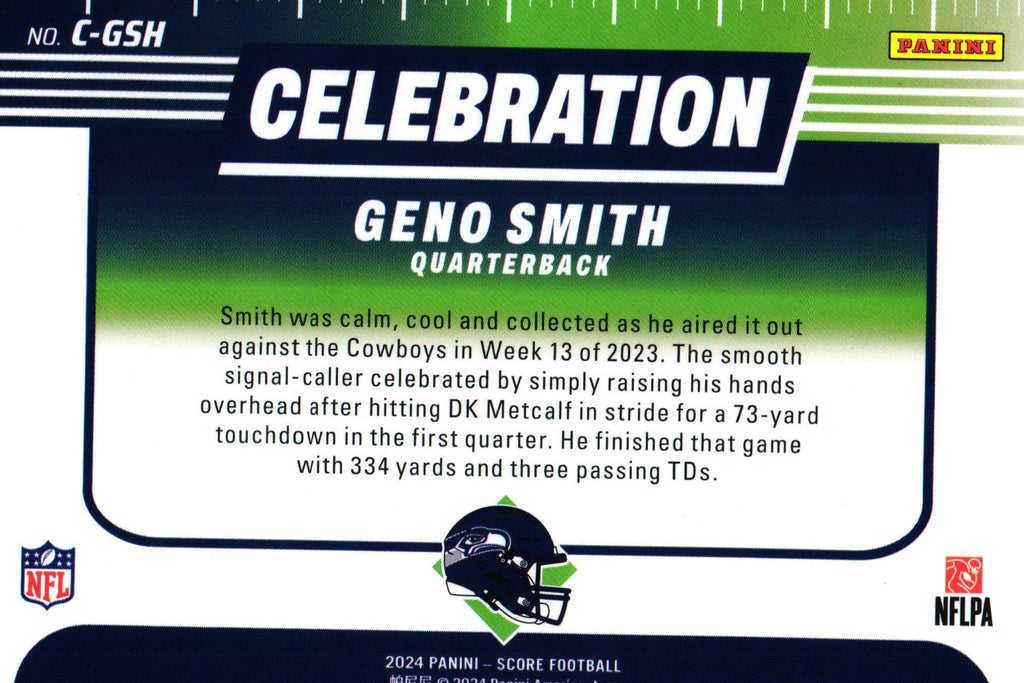 Geno Smith 2024 Score C-GSH