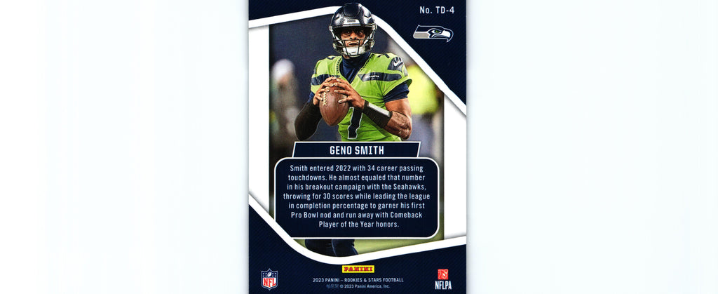 Geno Smith 2023 Rookies&Stars TD-4