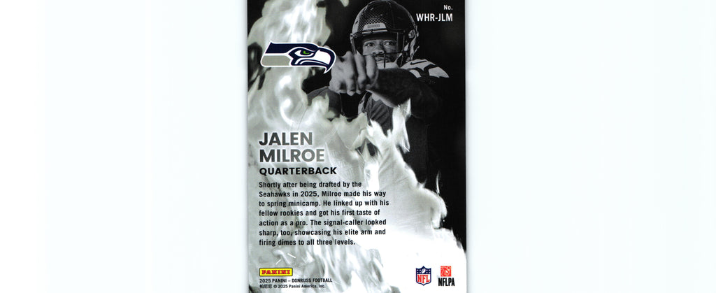 Jalen Milroe 2025 Donruss BS-JME RC