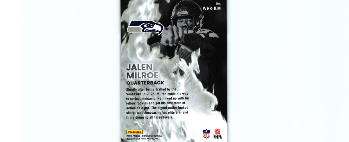 Jalen Milroe 2025 Donruss BS-JME RC