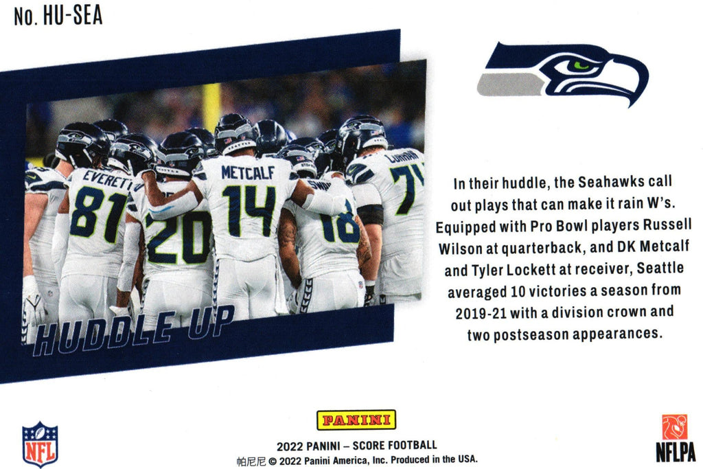 Seattle Seahawks 2022 Score HU-SEA "Huddle Up"