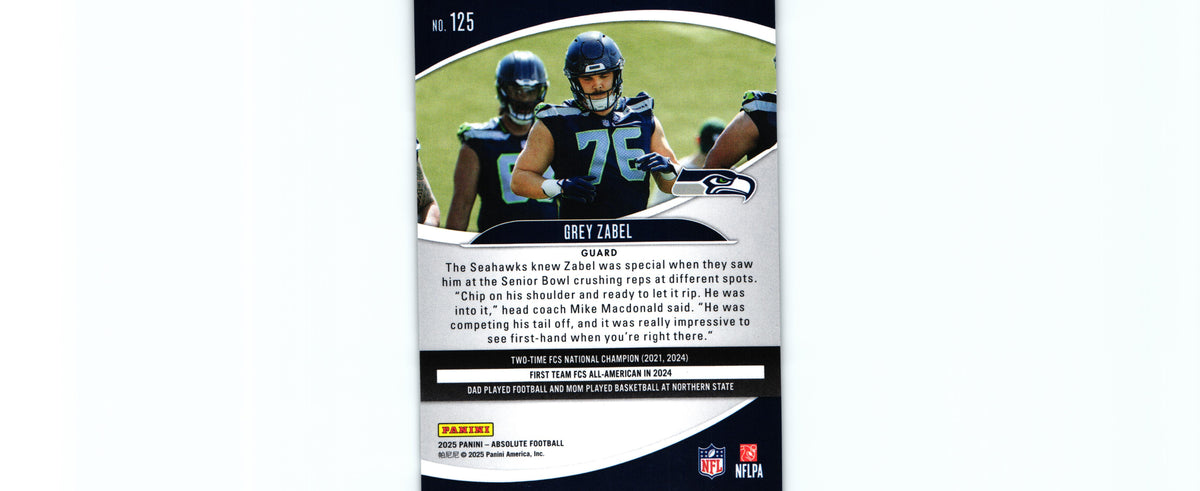 Grey Zabel 2025 RED&GREEN Absolute #125 RC