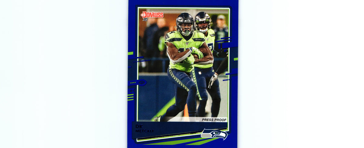 DK Metcalf 2020 PRESS PROOF BLUE Donruss #224b