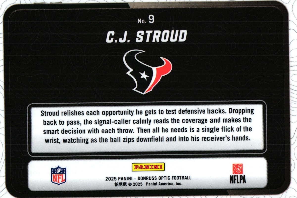 C.J. Stroud 2025 Donruss Optic #9