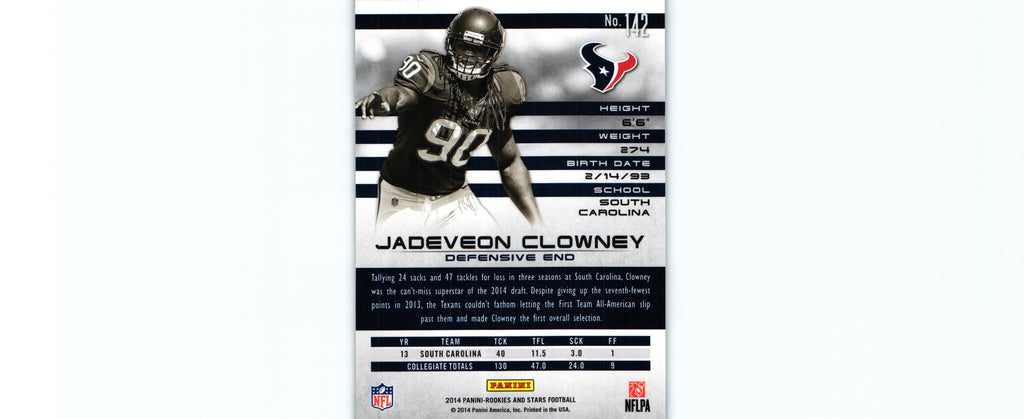 Jadeveon Clowney 2014 Rookies&Stars #142 RC