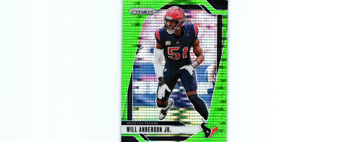 Will Anderson 2024 GREEN PULSAR Prizm #116