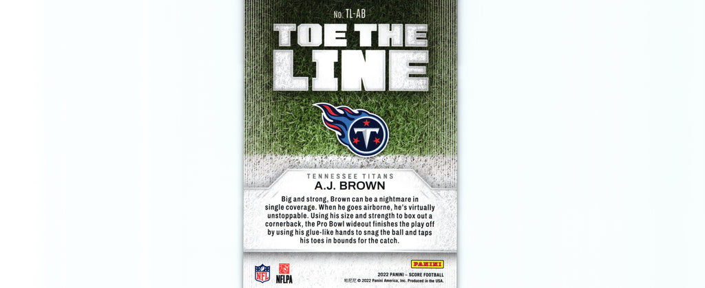 A.J. Brown 2022 Score TL-AB