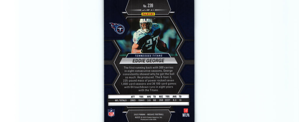 Eddie George 2023 GREEN Mosaic #239