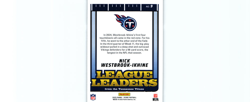 Nick Westbrook-Ikhine 2025 Score #9