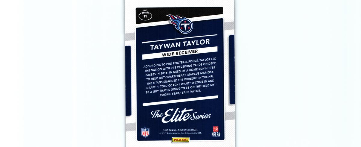 Taywan Taylor 2017 Donruss #19 RC