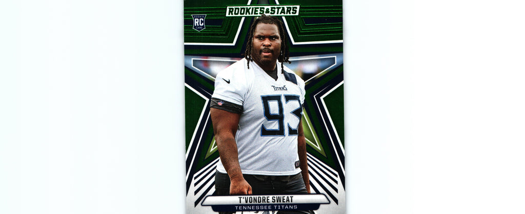 T'Vondre Sweat 2024 GREEN Rookies&Stars #195 RC