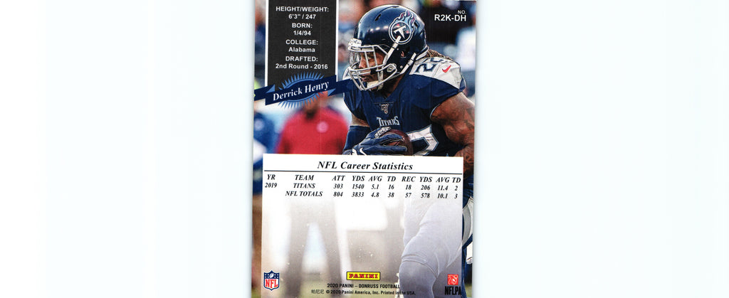 Derrick Henry 2020 Donruss R2K-DH