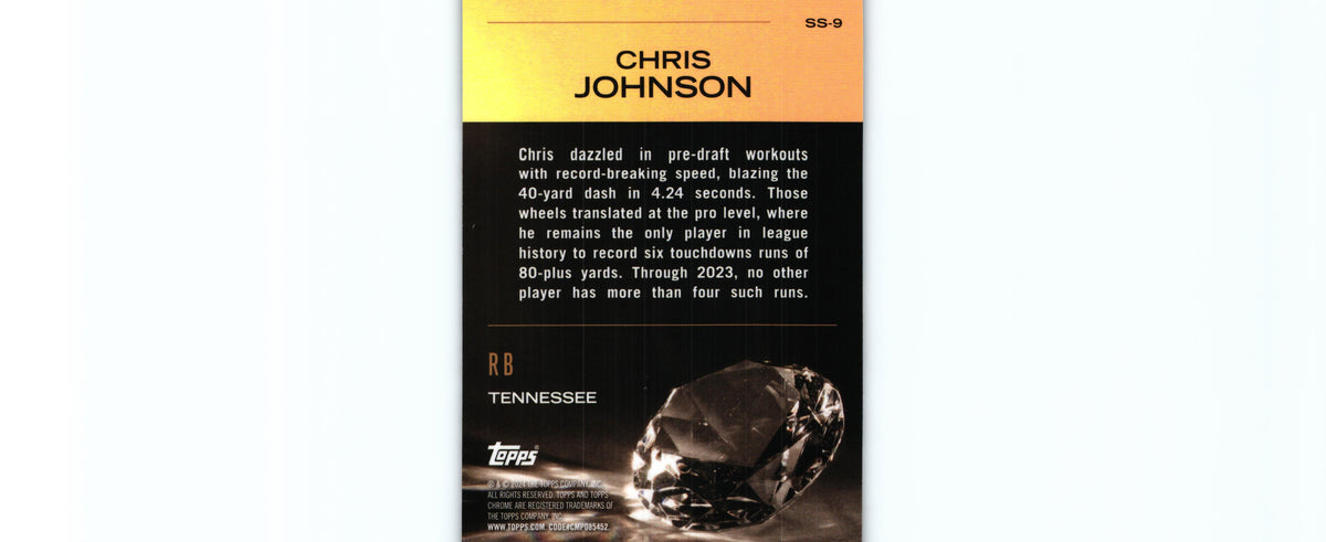 Chris Johnson 2024 X-FRACTOR Topps SS-19