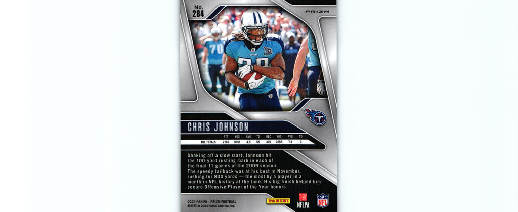 Chris Johnson 2024 GREEN Prizm #284