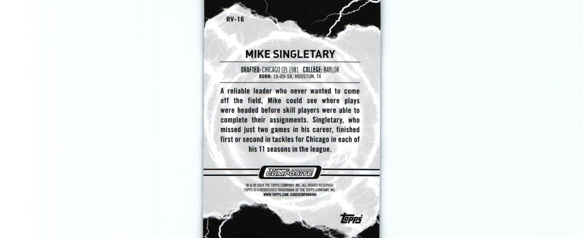 Mike Singletary 2023 Topps RV-16