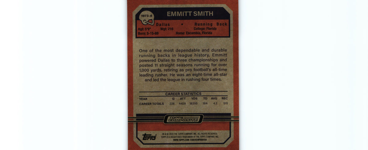Emmitt Smith 2023 Topps 1973-8