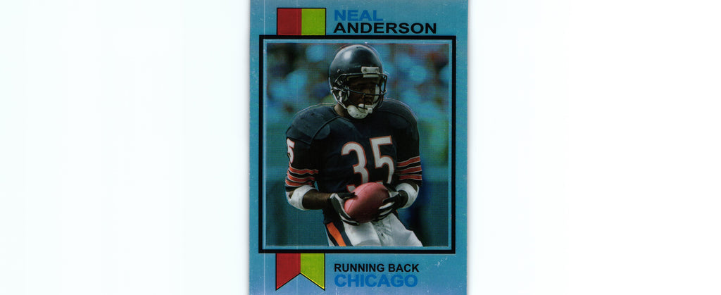 Neal Anderson 2023 REFRACTOR Topps 1973-6