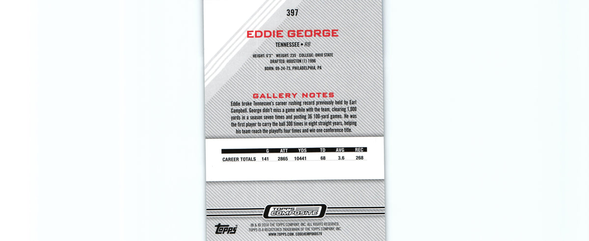 Eddie George 2023 Topps #397