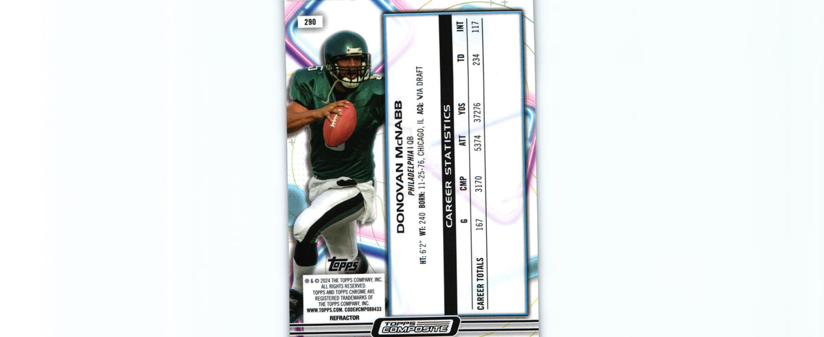Donovan McNabb 2023 REFRACTOR Topps #290