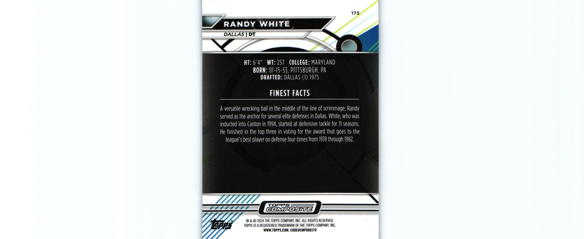 Randy White 2023 X-FRACTOR Topps #173