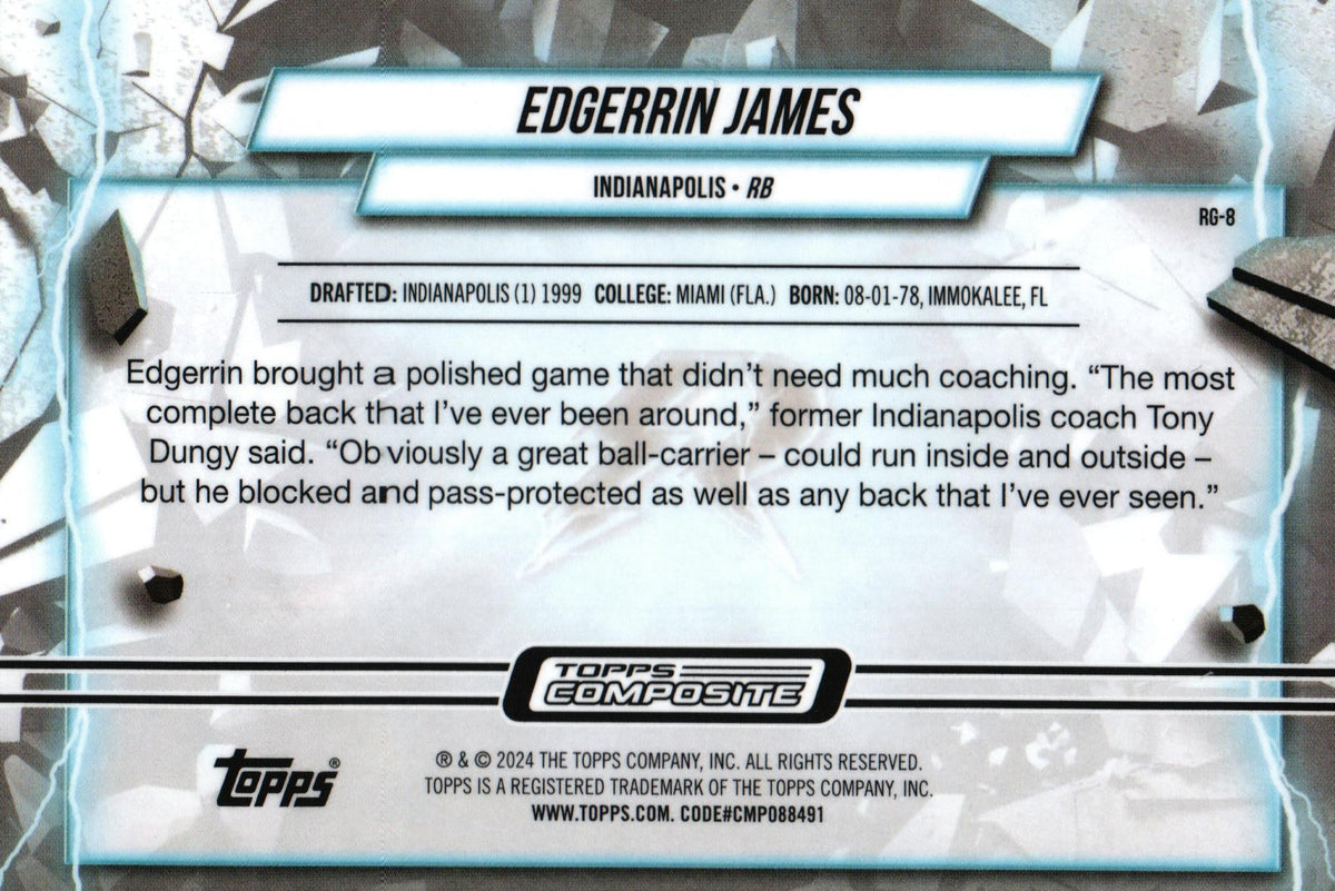 Edgerrin James 2023 Topps RG-8