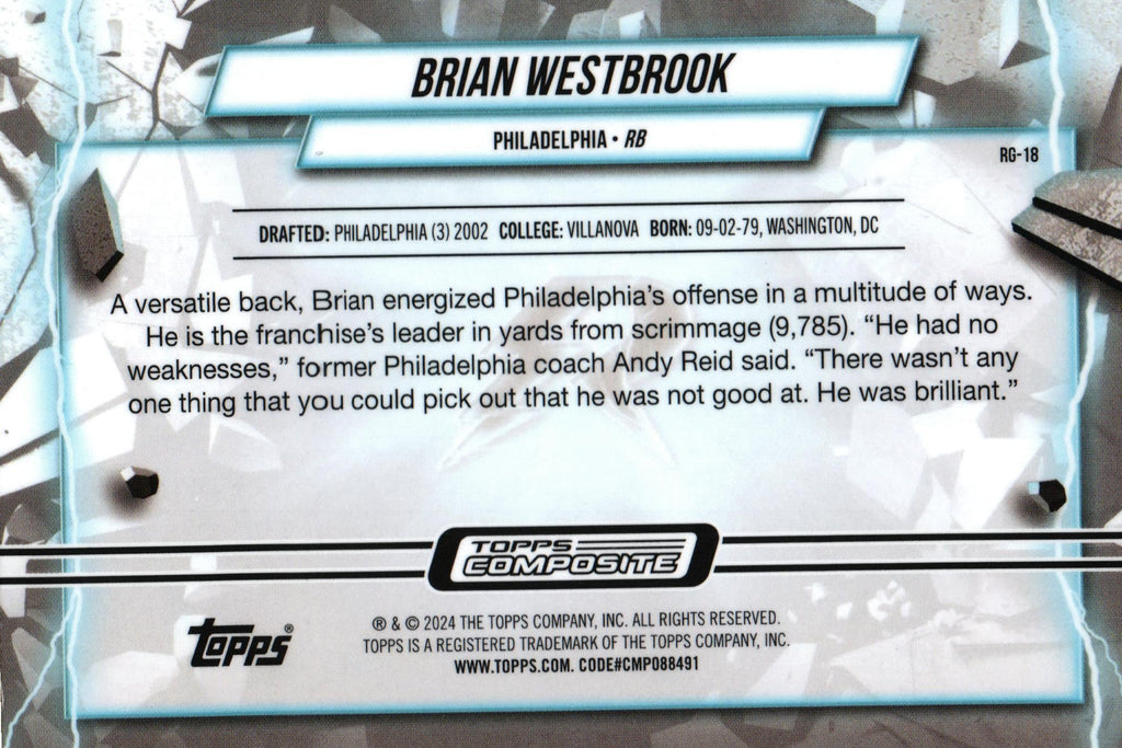 Brian Westbrook 2023 Topps RG-18