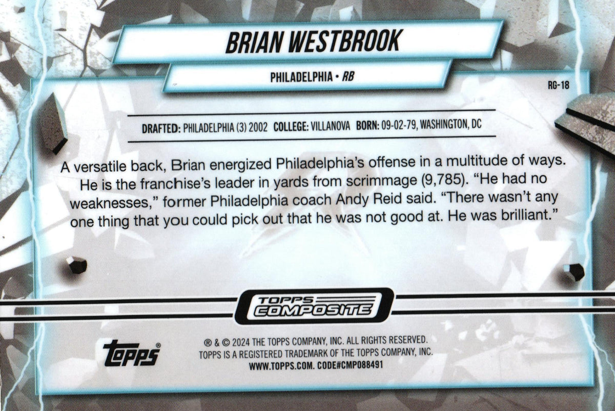 Brian Westbrook 2023 Topps RG-18
