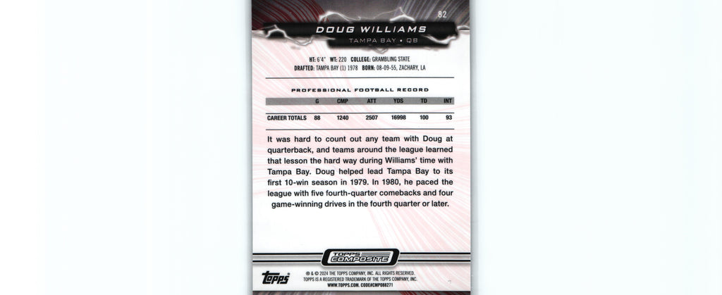 Doug Williams 2023 BLUE&ORANGE SPARK Topps #82