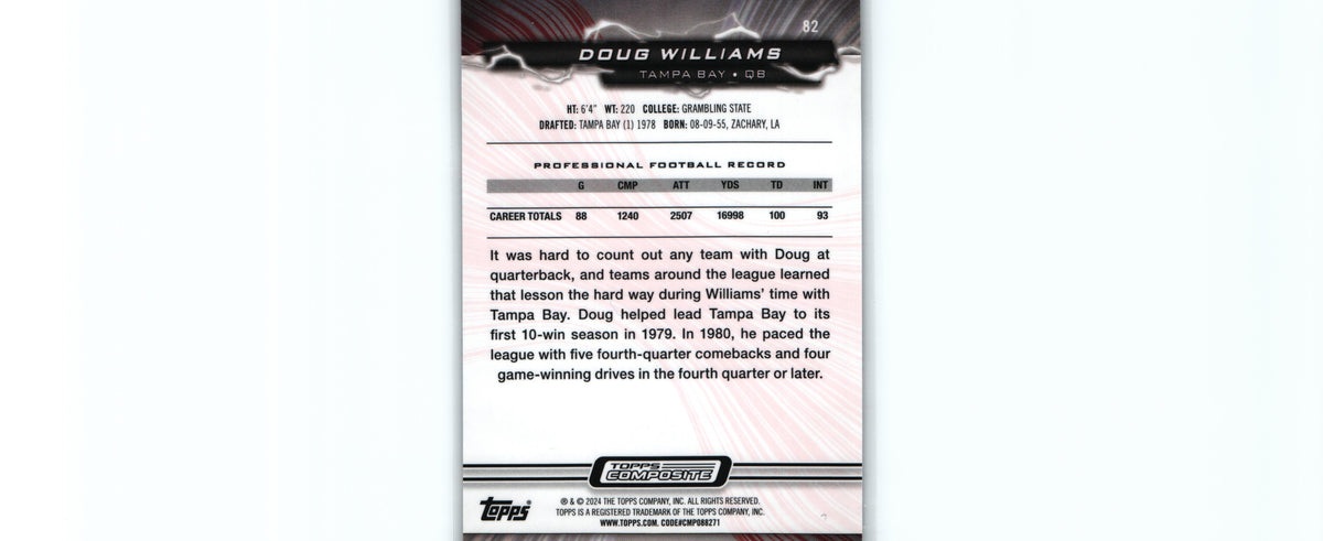 Doug Williams 2023 BLUE&ORANGE SPARK Topps #82