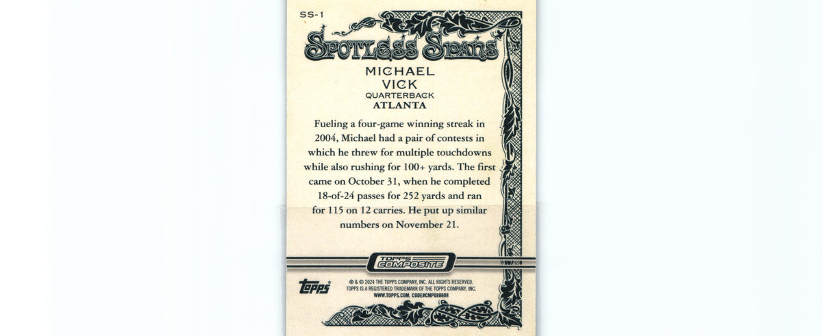 Michael Vick 2023 Topps SS-1