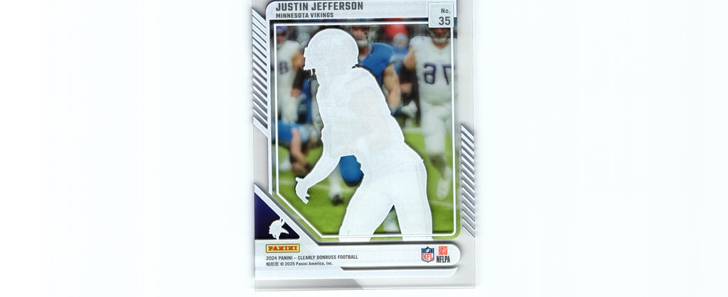 Justin Jefferson 2024 Clearly Donruss #35