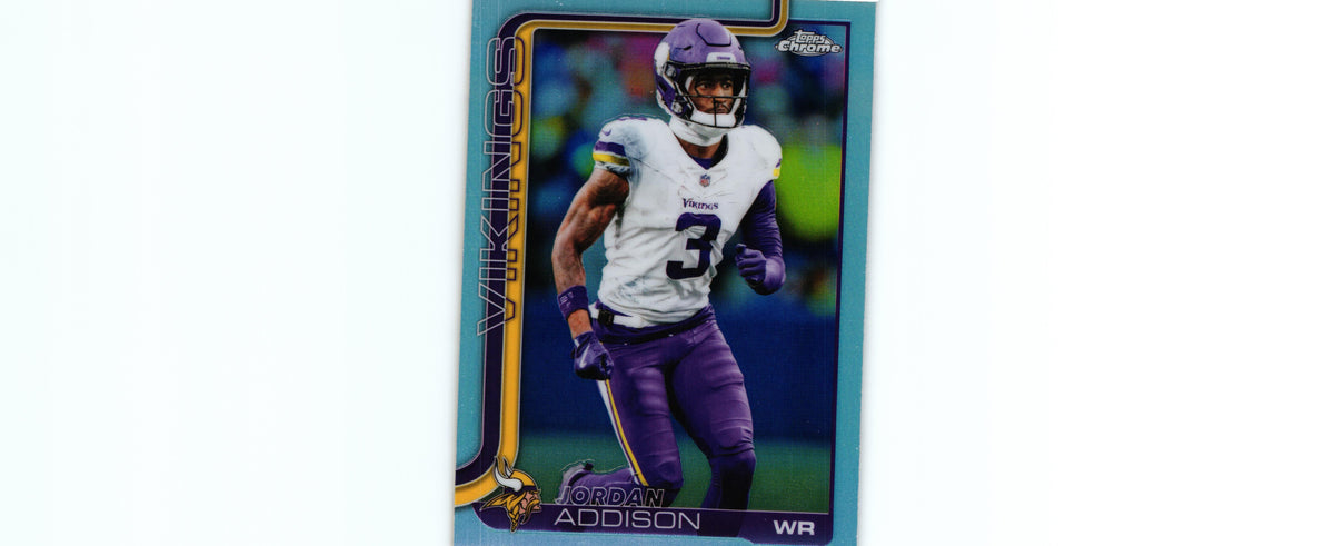 Jordan Addison 2025 REFRACTOR Topps #202