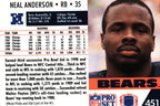 Neal Anderson 1991 Pro Set #451