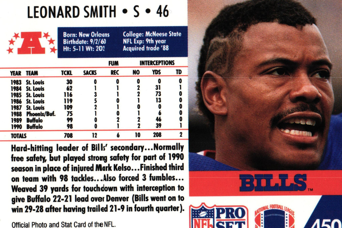 Leonard Smith 1991 Pro Set #450