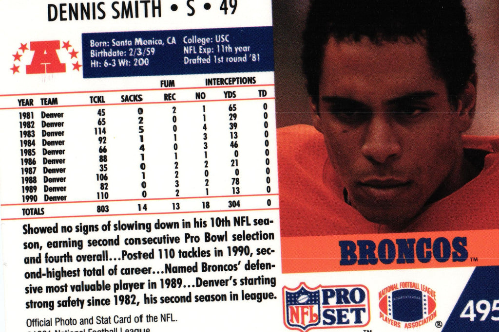 Dennis Smith 1991 Pro Set #495