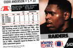 Eddie Anderson 1991 Pro Set #542