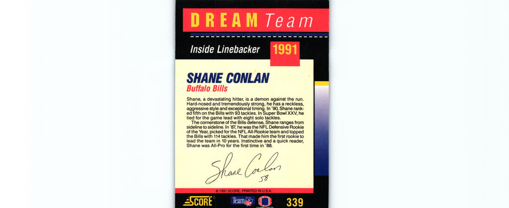 Shane Conlan 1991 Score #339