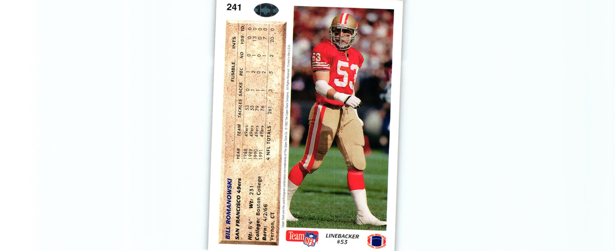 Bill Romanowski 1992 Upper Deck #241