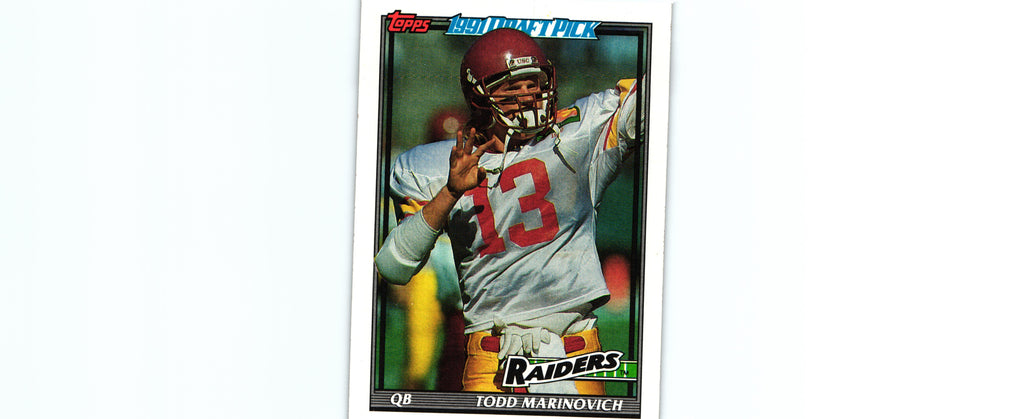 Todd Marinovich 1991 Topps #83 RC