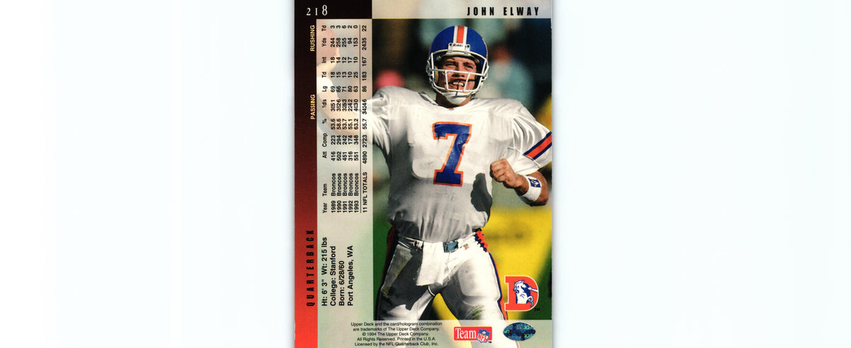 John Elway 1994 Upper Deck #218