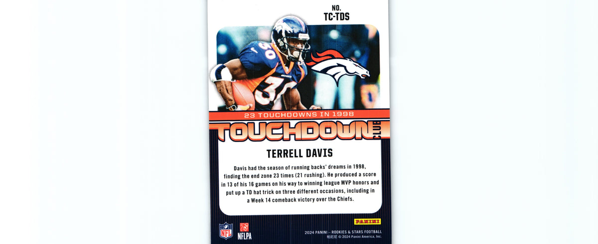 Terrell Davis 2024 Rookies&Stars TC-TDS