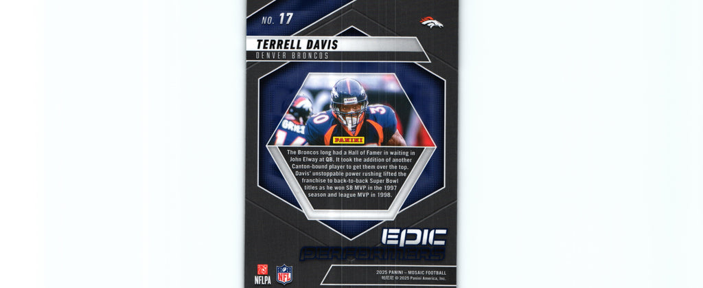 Terrell Davis 2025 Mosaic #17