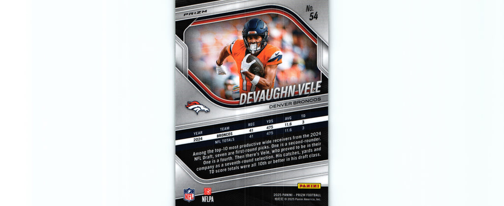 Devaughn Vele 2025 NEON GREEN Prism #54