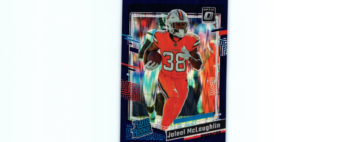 Jaleel McLaughlin 2023 PURPLE SHOCK Donruss Optic #232