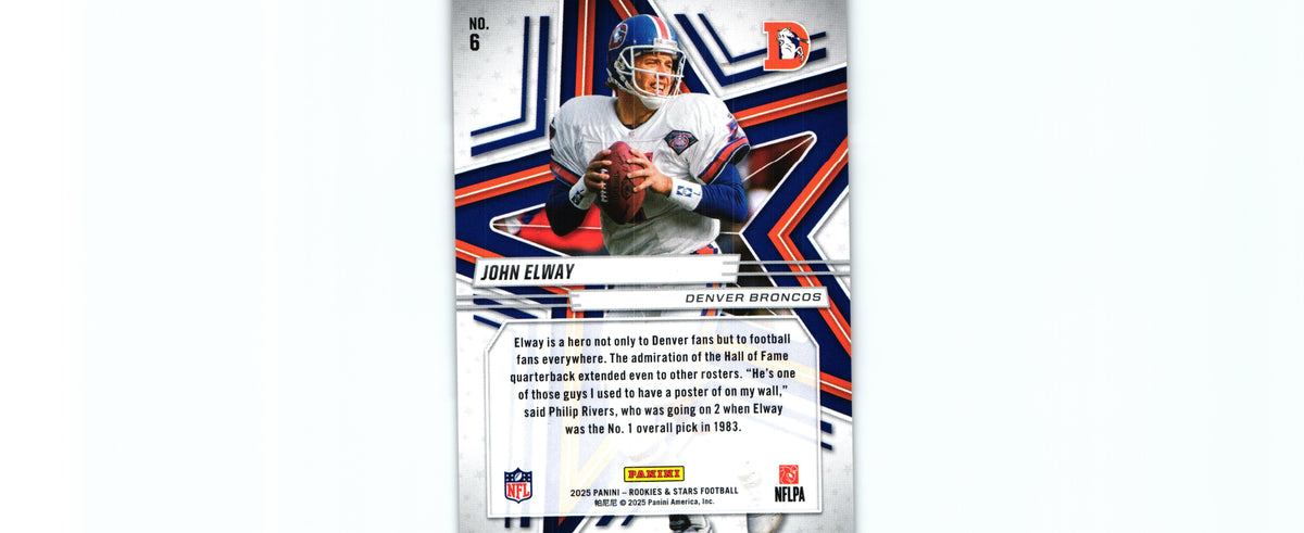 John Elway 2025 ORANGE Rookies&Stars #6 /249